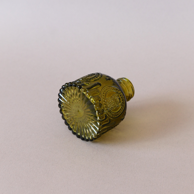 Мініатюрна скляна ваза (зелений колір)