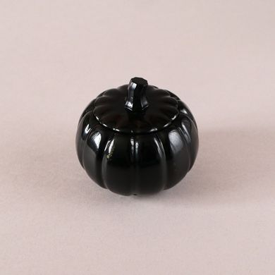 Набір "Black pumpkin" (чай, парфумовані свічки, декоративна скринька у вигляді гарбузика, листівка)