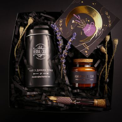 Набір Magic Box #2 (чай, свічка "Amber Light", сірники, листівка)